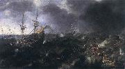 EERTVELT, Andries van Ships in Peril f Germany oil painting reproduction